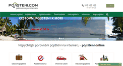 Desktop Screenshot of pojisteni.com