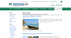 Desktop Screenshot of blog.pojisteni.com